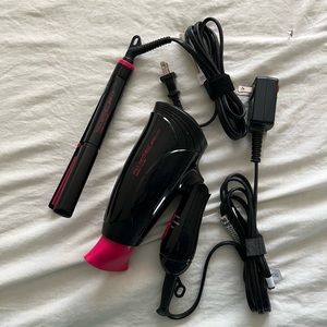 Paul Mitchell Pro tools Travel size hairdryer and straightener